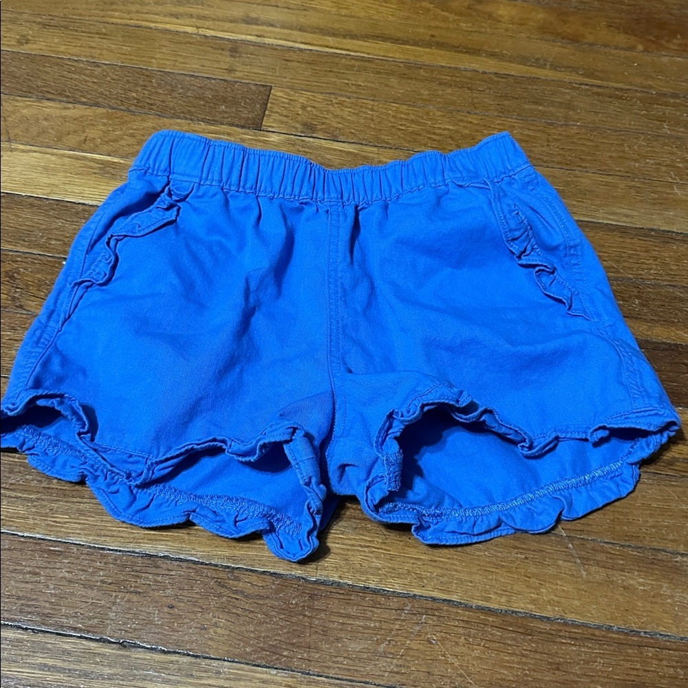 Crewcuts Blue Ruffled Hem Shorts, Sz 12